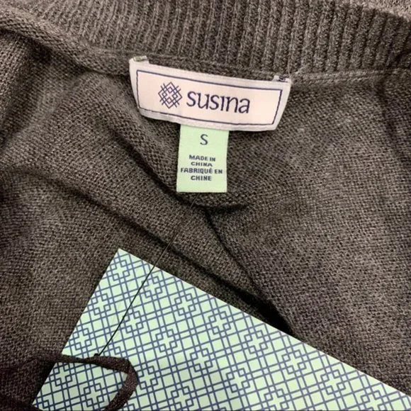 SUSINA Ruffled Twofer Sweater - Picture 5 of 6